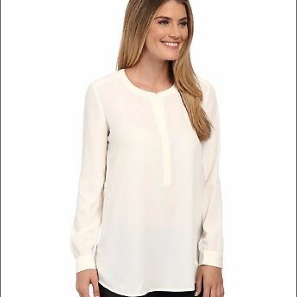 NOT YOUR DAUGHTER’S JEANS VANILLA BLOUSE NYDJ PS - Picture 2 of 8